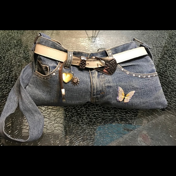 DENIM PURSE - Picture 1 of 4